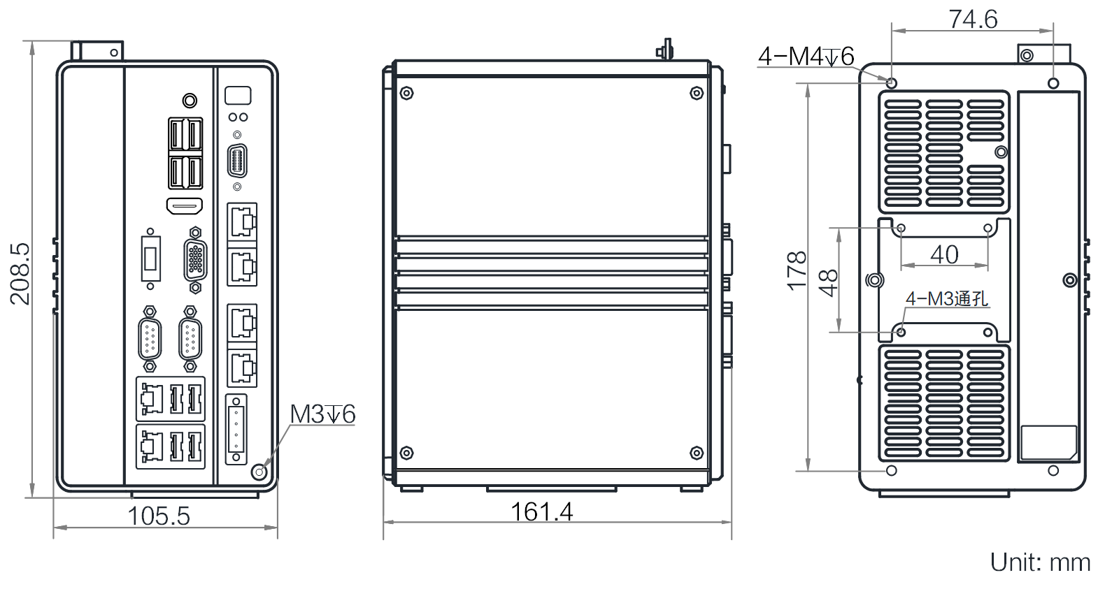 I3-8100,16GB+128G SSD + 2T HDD,無POE,支持PCIE擴展,含VM6100pro加密.png image.png